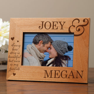 Favorite Love Story Personalized Picture Frame