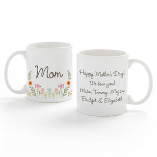 Loving Lady Personalized White Coffee Mug - 11 oz.