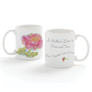 A Mother's Love Personalized White Coffee Mug - 11 oz.