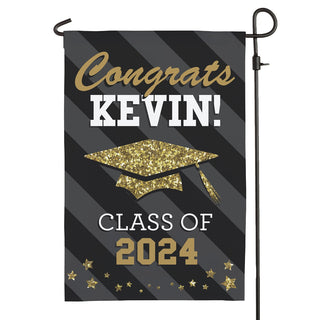 Happy Graduation Personalized Garden Flag