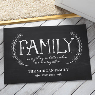 Our Family Personalized Grey