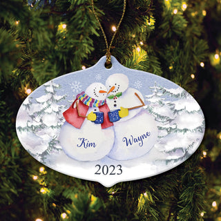 Joy of Family Personalized Couple Ornament