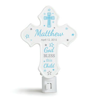 Bless This Child Personalized Nightlight For Boys