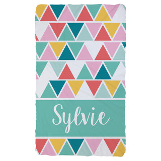 Trendy Name Personalized Plush Fleece Blanket For Girls