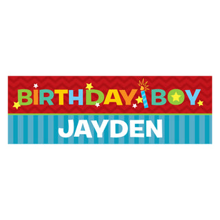 Birthday Boy Personalized Banner