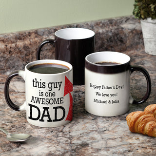 Awesome Dad Personalized Color Changing Coffee Mug - 11 oz.