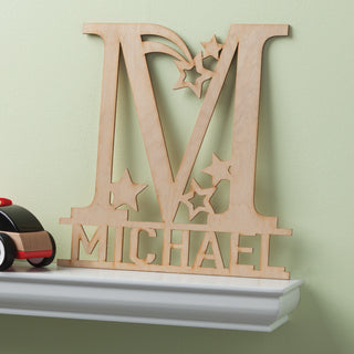 His Name Personalized Wood Plaque