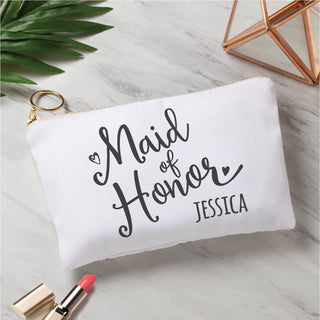 Maid of Honor Personalized Zipper Pouch