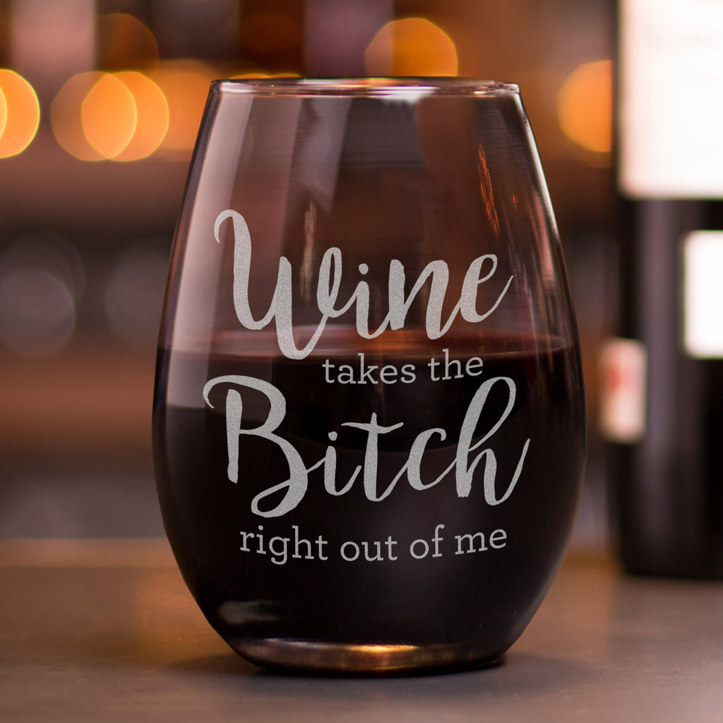 bitch-stemless-wine-glass-personalized-planet
