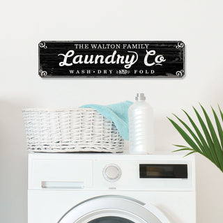 Laundry Co. Personalized Steet Sign