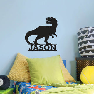 T-Rex Personalized Wood Plaque