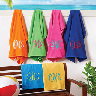 Monogram Terry Loop Small Beach Towel