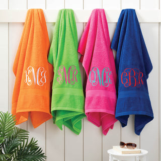 Monogram Terry Loop Large Beach Towel