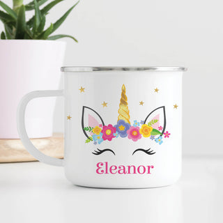 Unicorn Horn Personalized Camp Mug - 11 oz.
