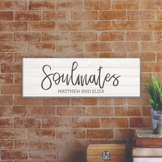 Soulmates Personalized 6x18 Canvas