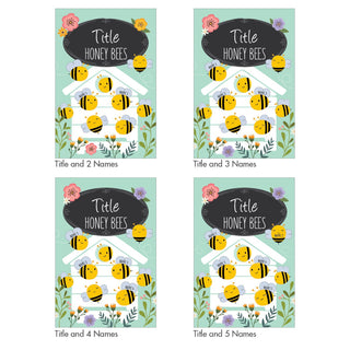 Grandma's Honey Bees Personalized Garden Flag