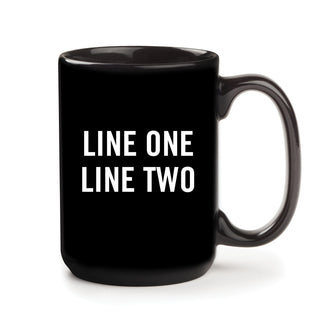 You Are My Brother Personalized Black Coffee Mug - 15 oz.