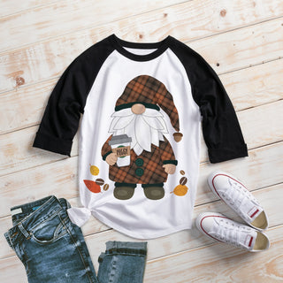 Autumn Coffee Gnome Personalized Adult Sports Jersey