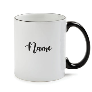 Awesome Co-Worker White Coffee Mug with Black Rim and Handle-11oz