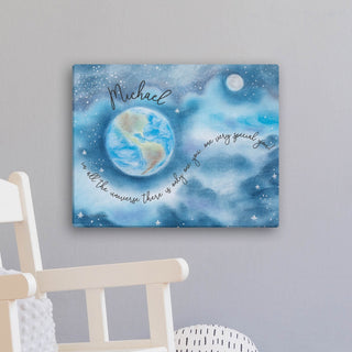 In All the Universe Personalized 11x14 Canvas