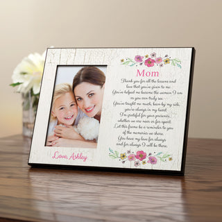 I Will Be There Mom Personalized Picture Frame