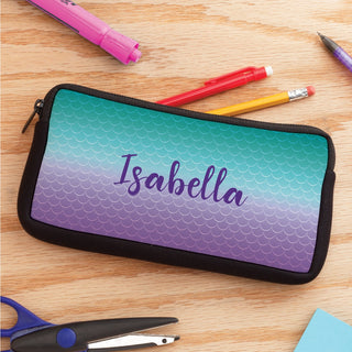 Mermaid Scales Personalized Pencil Case