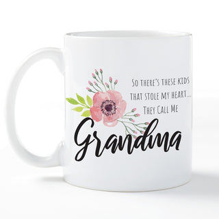 Kids Stole My Heart Personalized White Coffee Mug - 11 oz.