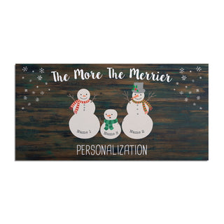 The More the Merrier Snow Family - Narrow Doormat