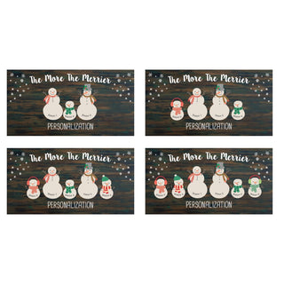 The More the Merrier Snow Family - Narrow Doormat