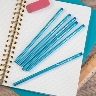 Your message metallic pencil set of 6