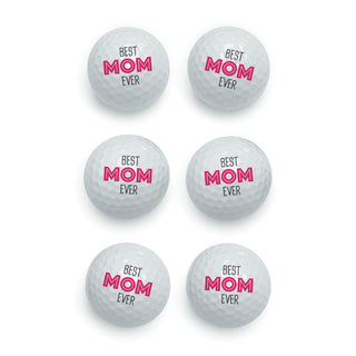 Best MOM Ever Personalized Golf Ball - Set of 6