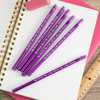 Swimming with Mermaids Gemstone Purple Pencil - Set of 6