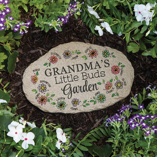 Grandma's garden stone with names