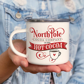 North Pole Cocoa Company Personalized Camp Mug