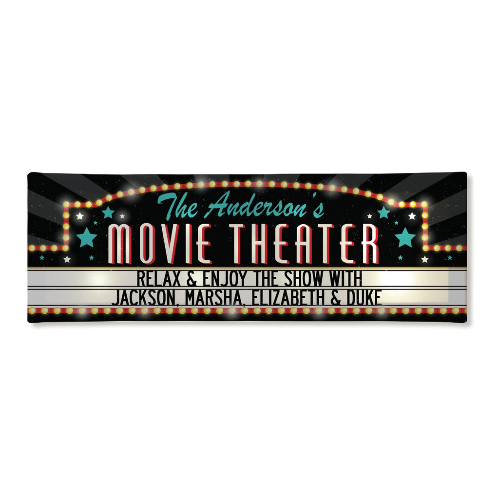 Family Movie Theater LED Canvas Personalized