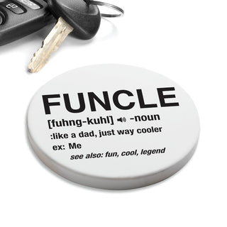 Funcle Definition Car Coaster Set of Two