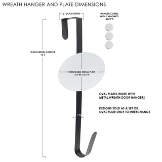 Pastel Polka Dots Wreath Hanger