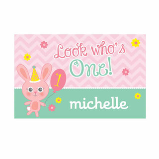 Look Who's One Personalized Birthday Placemat For Her