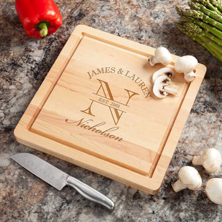 Happy Couple Personalized Cutting Board