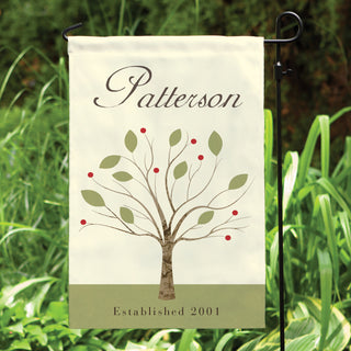 Family Tree Personalized Garden Flag