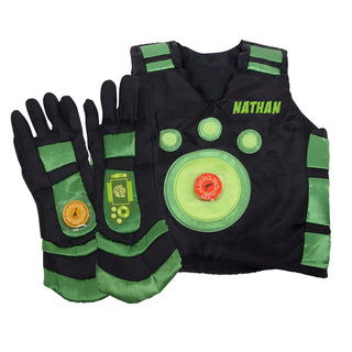 Personalized Wild Kratts Green Creature Power Suit Large