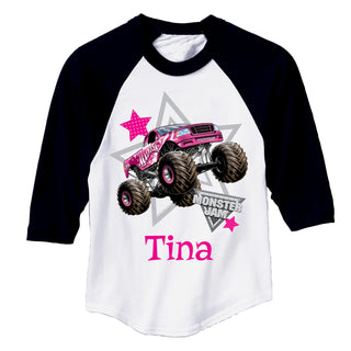 Monster Jam Look Out Boys Madusa Black Sports Jersey