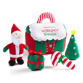 Personalized GUND Santa Workshop Activty Set