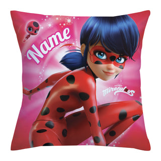 Miraculous Ladybug and Tikki 14" Throw Pillow