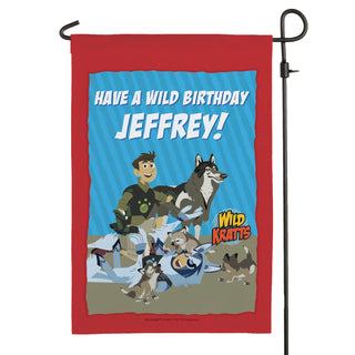 Wild Kratts Wild Birthday Flag