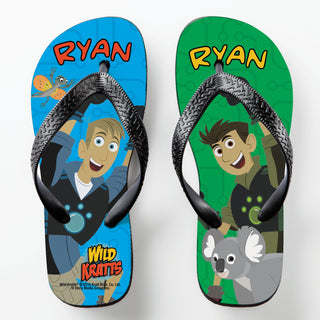 Wild Kratts Flip Flops