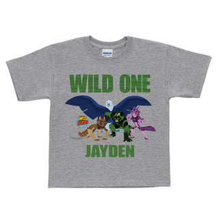 Wild Kratts Hero's Journey Wild One Gray T-Shirt