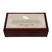 Don't Cry For Me Personalized Memorial Keepsake Box