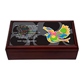 Dove Personalized Memorial Keepsake Box