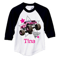 Monster Jam Look Out Boys Madusa Black Sports Jersey